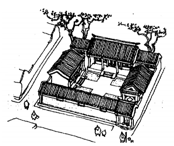 一進(jìn)四合院